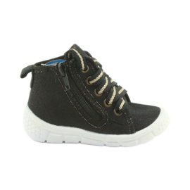 Scarpe per bambini Befado 547P003 nero grigio giallo