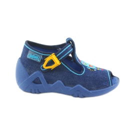 Pantofole bambino Befado 217P103 blu navy