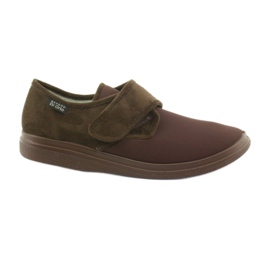 Pantofole Befado 131M005 per diabetici marrone