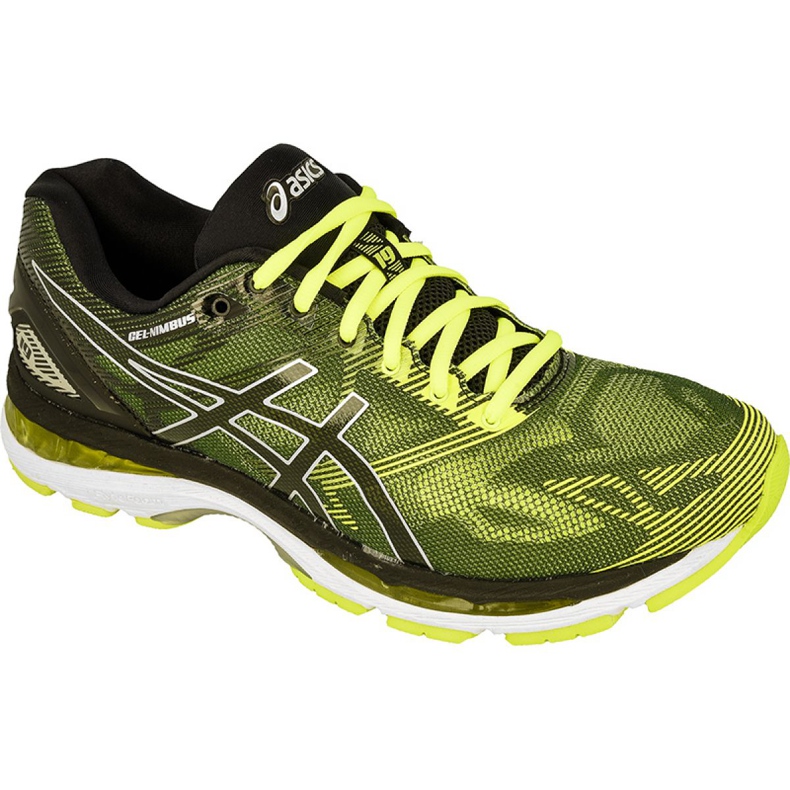 Scarpe da corsa Asics Gel-Nimbus 19 M T700N-9007 nero giallo
