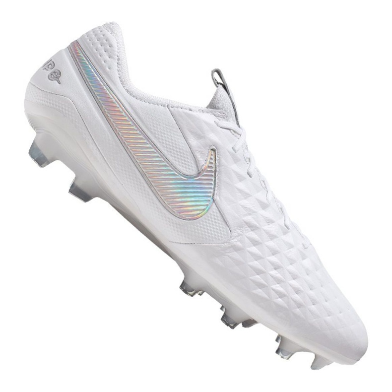 Scarpe da calcio Nike Legend 8 Elite Fg M AT5293-100 bianca bianca