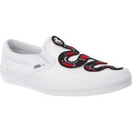 Vans Classic Slip On W00 Snake bianco