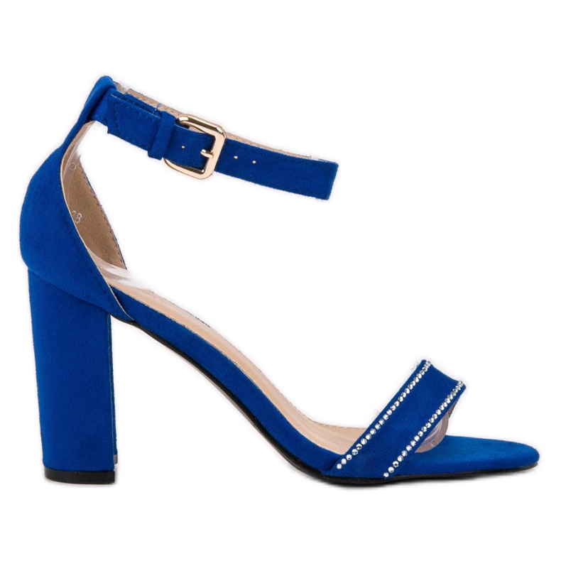 Abloom Sandali Con Cristalli blu