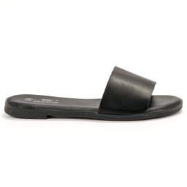 Clowse Pantofole Nere Classiche nero
