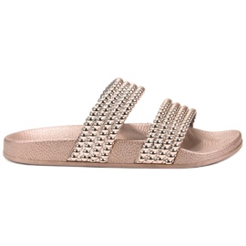 Bello Star Pantofole Con Perline giallo