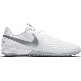 Scarpa da calcio Nike Tiempo Legend 8 Academy Tf M AT6100-100 bianco bianco