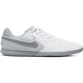 Scarpe indoor Nike Tiempo Legend 8 Club Ic M AT6110-100 bianco bianco