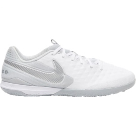 Scarpe indoor Nike Tiempo React Legend 8 Pro Ic M AT6134-100 bianca bianca