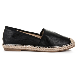 Tina&Co Espadrillas Slip-on Con Ecopelle nero