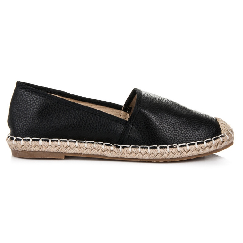 Tina&Co Espadrillas Slip-on Con Ecopelle nero