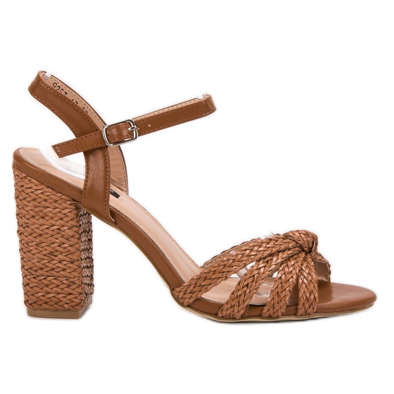 Sandali VICES intrecciati marrone