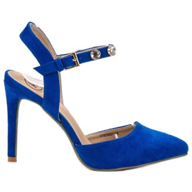 Kylie Tacchi alti con tacco a vista blu