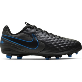 Nike Tiempo Legend 8 Academy FG / MG Jr AT5732 004 scarpe da calcio nero nero