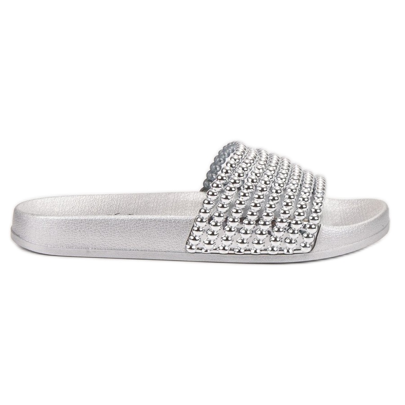Bello Star Ciabatte in gomma da donna grigio