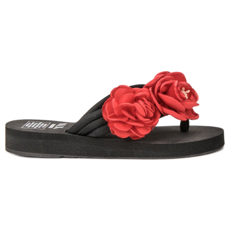 SHELOVET Infradito Leggere Con Fiori nero