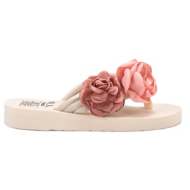 SHELOVET Infradito Leggere Con Fiori marrone