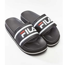 Fila Moro Bay Zeppa Wmn 11W Black Stripe bianco nero