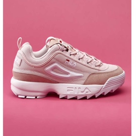 Fila Rosa di gesso di Wmn Low di Maglia di Disruptor marrone