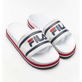Fila Morro Bay Zeppa Wmn 02P White Stripe bianco blu navy