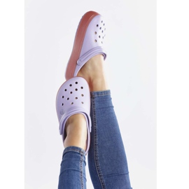 Crocs Crocband Platform Clog 5P9 Melone alla lavanda multicolore