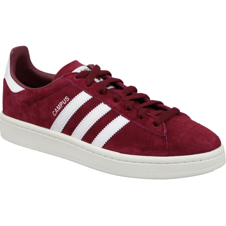 Adidas Originals Campus M BZ0087 scarpe bordeaux multicolore