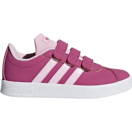 Adidas Vl Court 2.0 Cmf C rosa scarpe Jr F36394