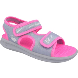 Sandali New Balance Sandalo K K2031GRP rosa grigio