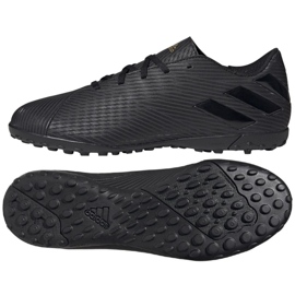 Scarpe da calcio Adidas Nemeziz 19.4 Tf M F34525 nero nero