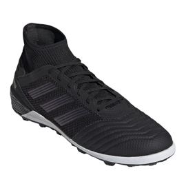 Scarpe da calcio Adidas Predator 19.3 Tf M F35627 nero nero