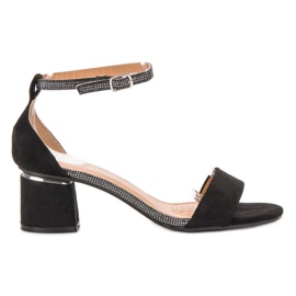 Belle Women Sandali eleganti nero