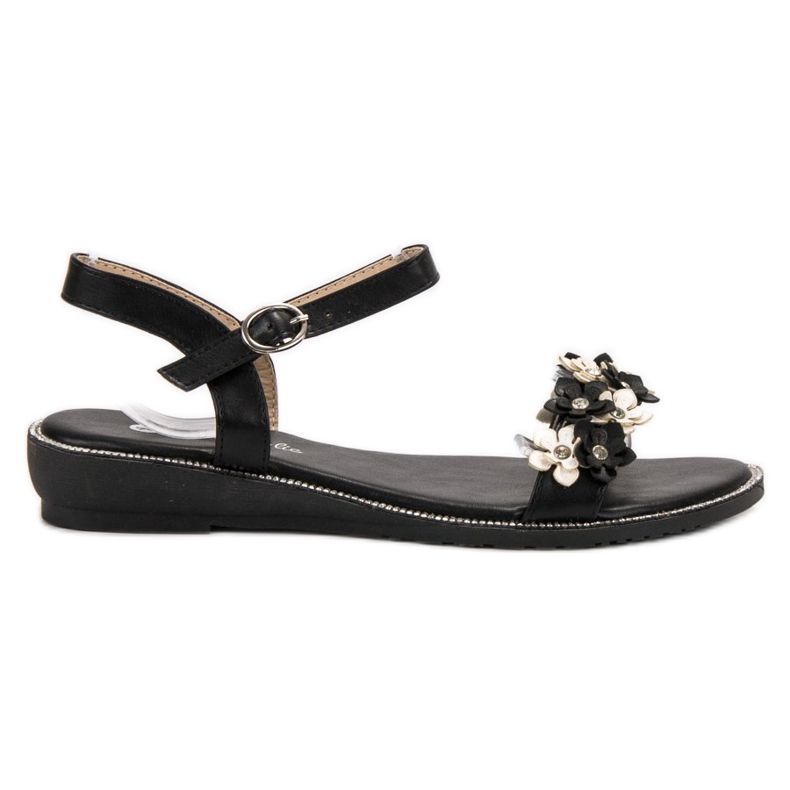Forever Folie Sandali Con Fiori nero
