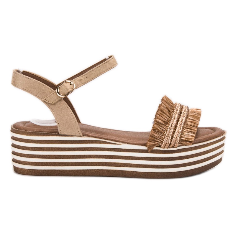 Sandali VICES beige scuro