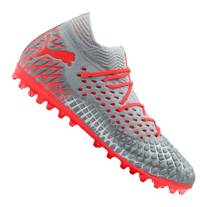 Scarpe da calcio Puma Future 4.1 Netfit Mg M 105678-01 multicolore grigio