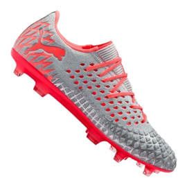 Scarpe da calcio Puma Future 4.1 Netfit Low Fg / Ag M 105730-01 multicolore grigio
