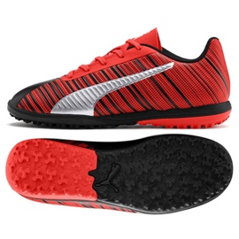 Scarpe da calcio Puma One 5.4 Tt Jr 105662 01 multicolore rosso