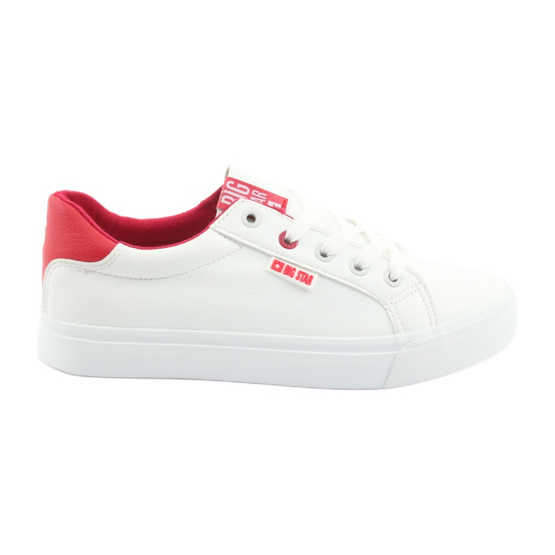 Sneakers bianche BIG STAR 274311 bianca rosso