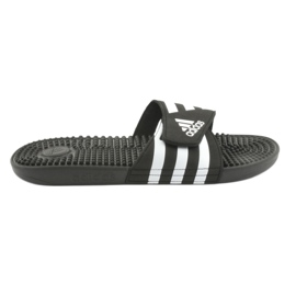 Adidas Adissage M F35580 Infradito con velcro bianco nero