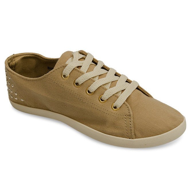 Sneakers In Tessuto Con Borchie VB67 Beige