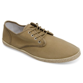 Sneakers Espadrillas Paglia 8740 Suola cammello marrone