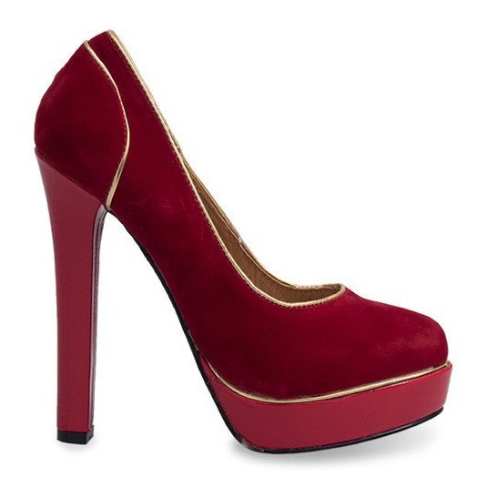 Stiletto Classico Sulla Piattaforma 805 Rosso