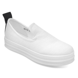 Love Slip On SK74 Sneakers Slip-On bianche bianca