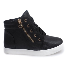 Stivali Sneakers con zeppa 883 Nero