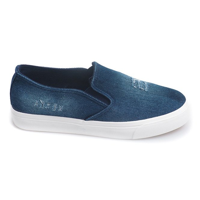Slip On Jeans K-89 Blu Navy