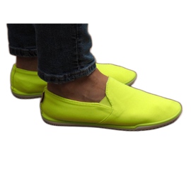 Sneakers Slip-On Gialle BL180 in Lycra giallo