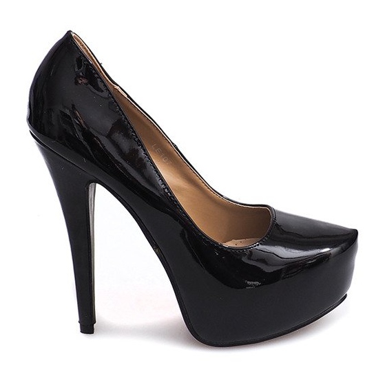 Perni laccati sulla piattaforma LE107 Black nero