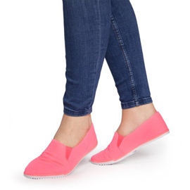 Sneakers Slip-On rosa HB-1 in Lycra