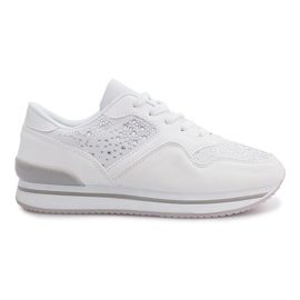 Sneakers sportive bianche Odette bianco