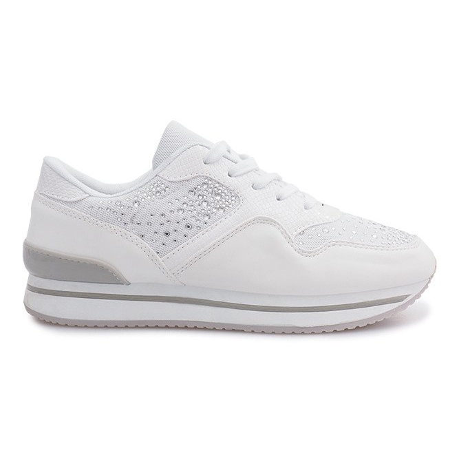 Sneakers sportive bianche Odette bianca