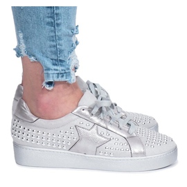 Sneakers grigie delle star di Angers grigio