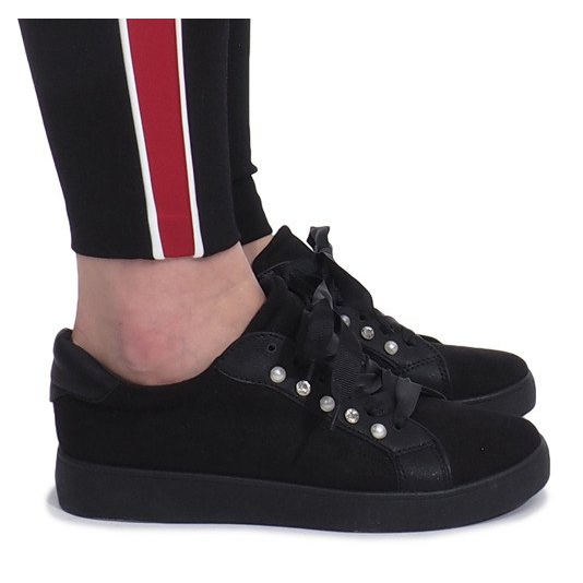 Sneaker Tulam nere mimetiche nero